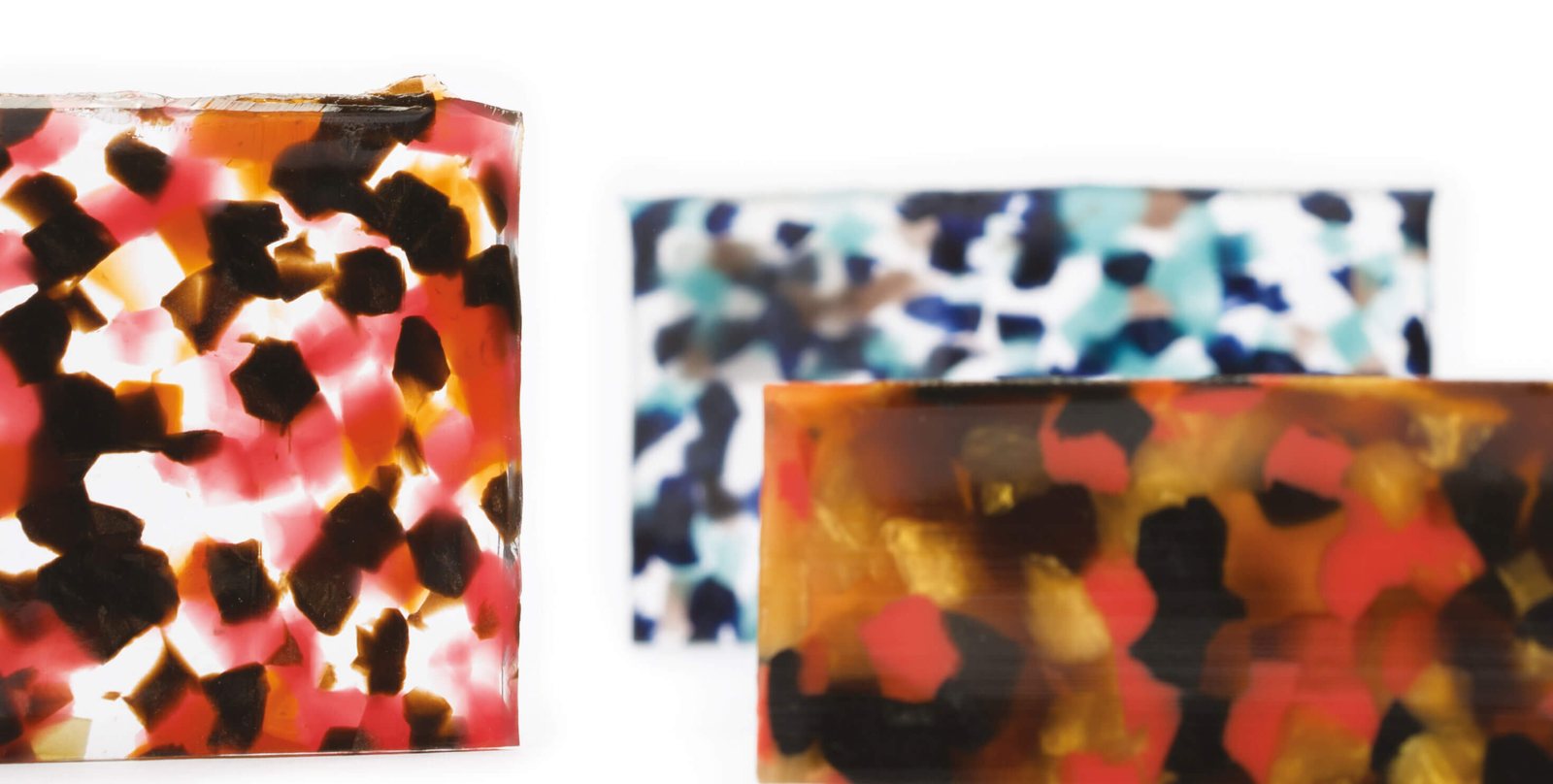 RES/REI, custom acetates designed in-house